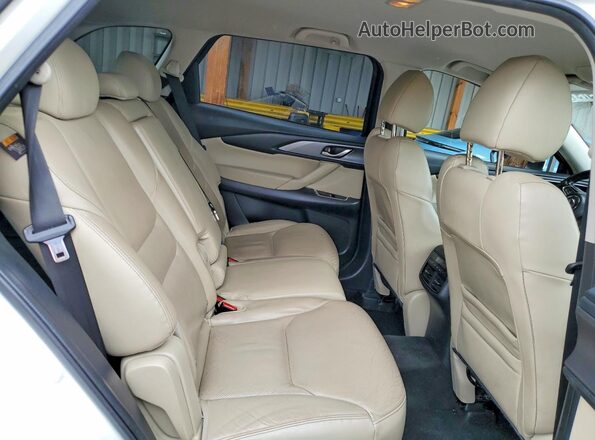 JM3TCACY6H0134400 2017 MAZDA CX-9 White Rear seats view