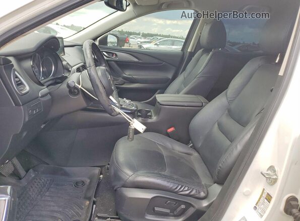 JM3TCACY7J0224547 2018 MAZDA CX-9 White წინა სალონის ხედი