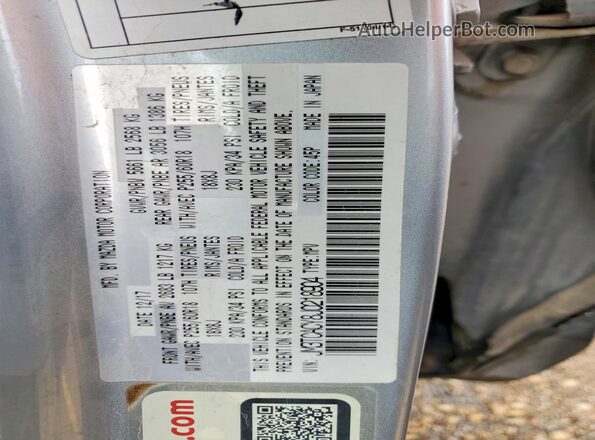 JM3TCACY8J0218904 2018 MAZDA CX-9 Silver VIN կոդի պիտակի տեսք