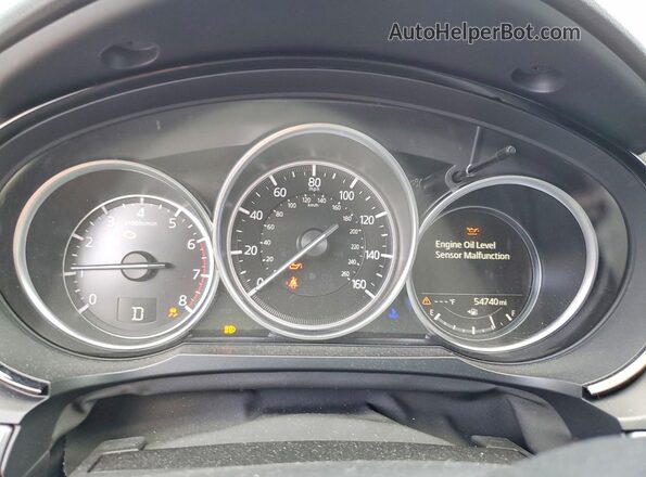 JM3TCACY8K0301279 2019 MAZDA CX-9 Черный Вид щитка приборов