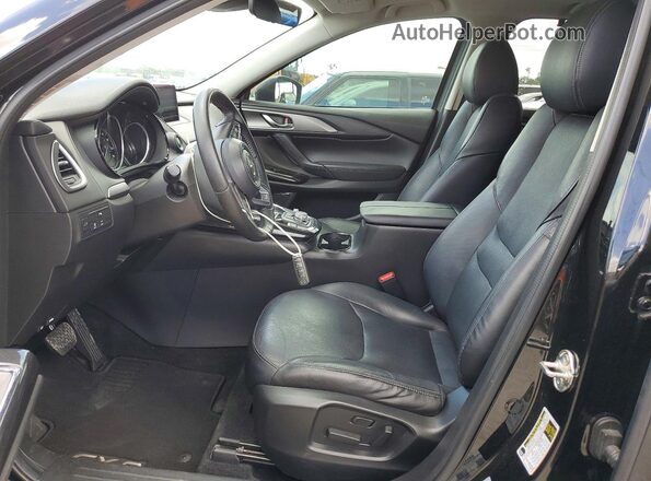 JM3TCACY8K0301279 2019 MAZDA CX-9 Черный Вид салона спереди