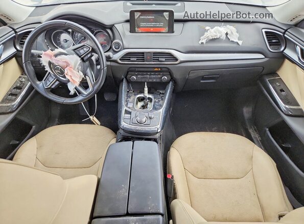 JM3TCACY8K0315747 2019 MAZDA CX-9 Gray წინა პანელის ხედი