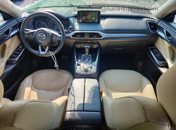 JM3TCACY9J0210228 2018 MAZDA CX-9 Gray Вид панелі приладів