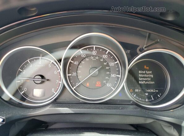 JM3TCACY9J0227126 2018 MAZDA CX-9 White ხელსაწყოთა პანელის ხედი