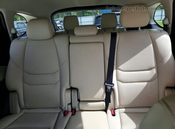 JM3TCACY9J0227126 2018 MAZDA CX-9 White უკანა სავარძლების ხედი