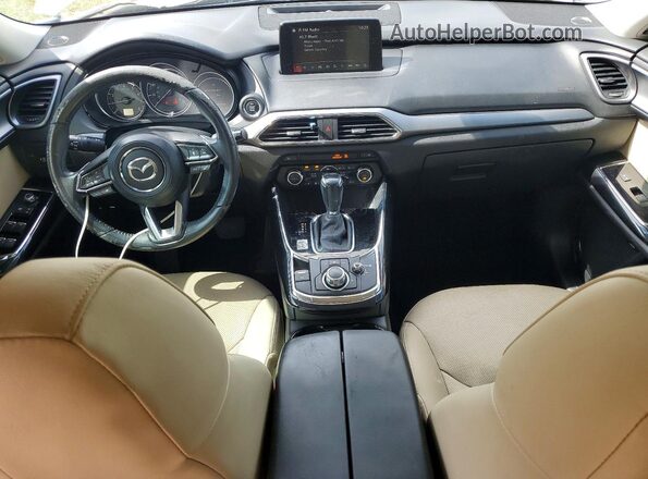 JM3TCACY9J0227126 2018 MAZDA CX-9 White წინა პანელის ხედი