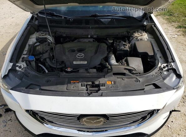 JM3TCACY9J0227126 2018 MAZDA CX-9 White ძრავის განყოფილების ხედი