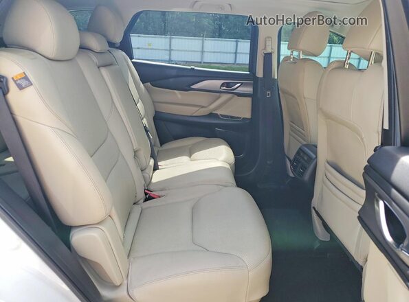 JM3TCACY9J0227126 2018 MAZDA CX-9 White უკანა სალონის ხედი