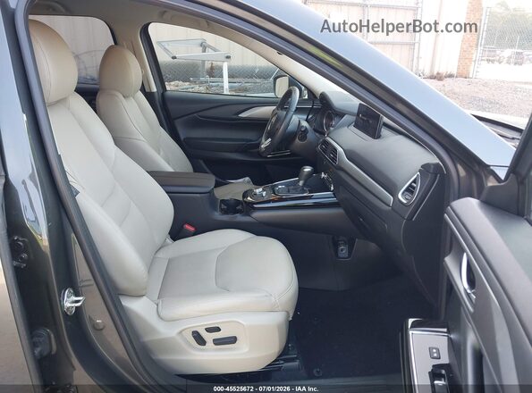 JM3TCACYXM0515709 2021 MAZDA CX-9 Gray წინა სალონის ხედი