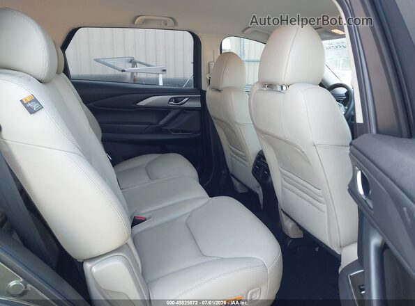 JM3TCACYXM0515709 2021 MAZDA CX-9 Gray VIN კოდის სტიკერის ხედი