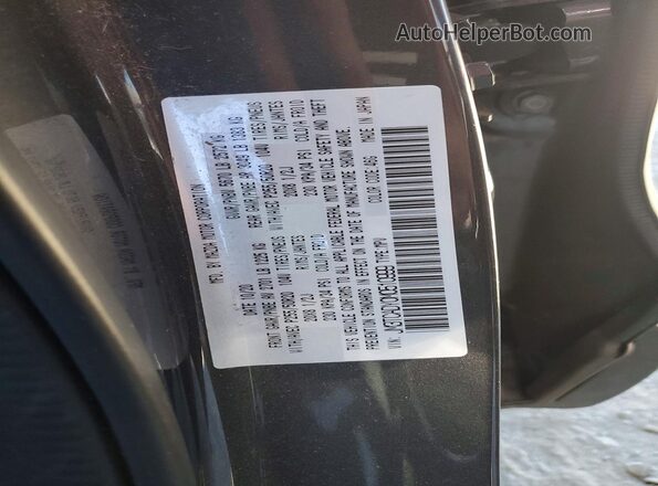 JM3TCADY0M0510999 2021 MAZDA CX-9 Charcoal VIN կոդի պիտակի տեսք
