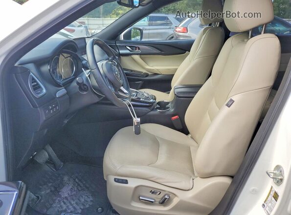 JM3TCADY4H0138136 2017 MAZDA CX-9 White Սալոնի դիմացի տեսք
