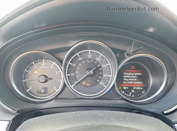 JM3TCADY4J0231454 2018 MAZDA CX-9 White Вид щитка приладів