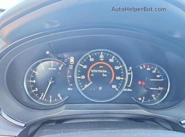 JM3TCADY4M0522301 2021 MAZDA CX-9 Silver Vista del cuadro de instrumentos
