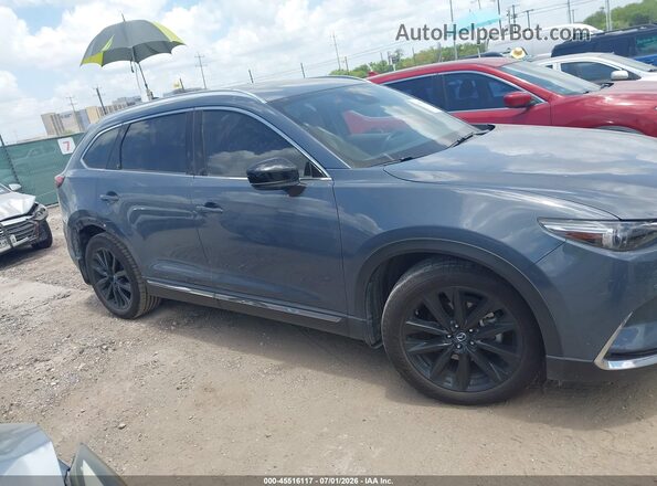 JM3TCADY6M0511462 2021 MAZDA CX-9 Blue Widok wnętrza z tyłu