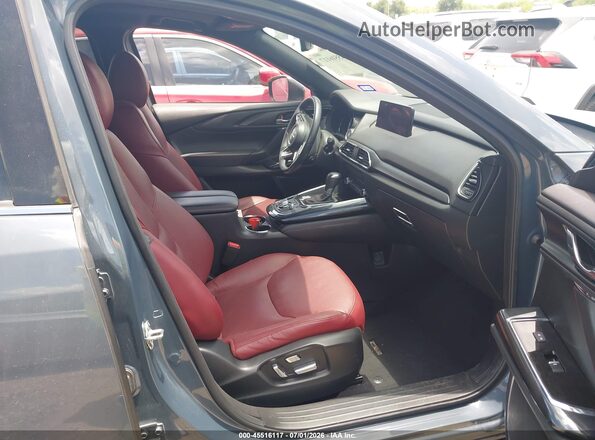 JM3TCADY6M0511462 2021 MAZDA CX-9 Blue Widok wnętrza z przodu