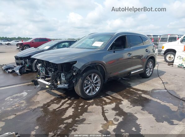 JM3TCADY7L0416987 2020 MAZDA CX-9 Gray Vista tres cuartos delantera izquierda