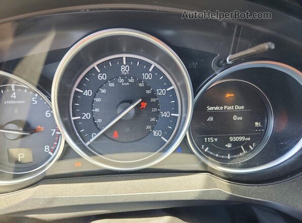 JM3TCADY8J0204662 2018 MAZDA CX-9 Gray Սարքավորումների վահանակի տեսք