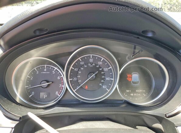 JM3TCADYXG0113496 2016 MAZDA CX-9 Silver Widok zestawu wskaźników