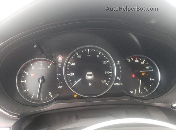 JM3TCADYXM0519015 2021 MAZDA CX-9 Silver Instrument cluster view