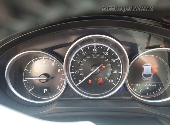 JM3TCBAY1N0623646 2022 MAZDA CX-9 White Instrument cluster view