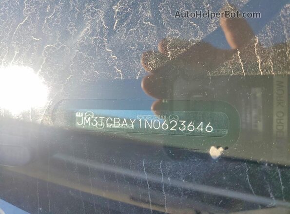 JM3TCBAY1N0623646 2022 MAZDA CX-9 White VIN sticker view