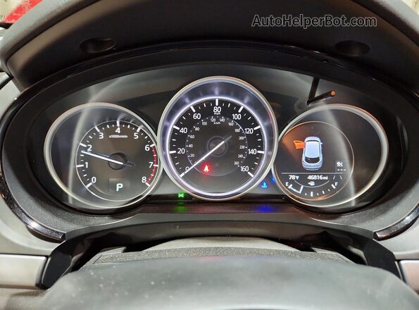 JM3TCBAY1N0628507 2022 MAZDA CX-9 Red Вид щитка приладів