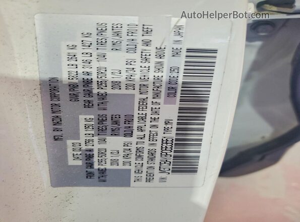 JM3TCBAY8P0653651 2023 MAZDA CX-9 White VIN sticker view
