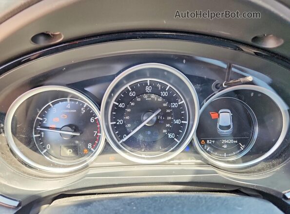 JM3TCBAY9P0656445 2023 MAZDA CX-9 Black Vista del cuadro de instrumentos