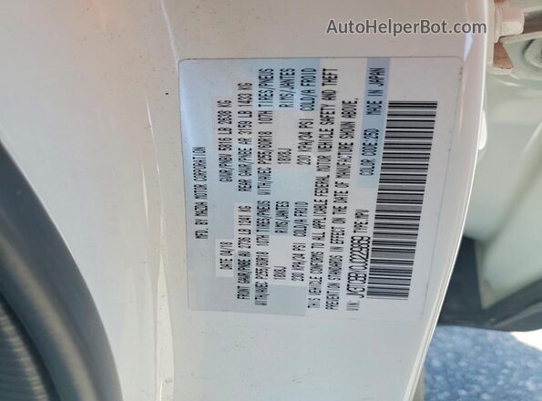 JM3TCBBY0J0229869 2018 MAZDA CX-9 White VIN sticker view
