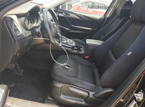 JM3TCBBY4G0109985 2016 MAZDA CX-9 Black Front interior view