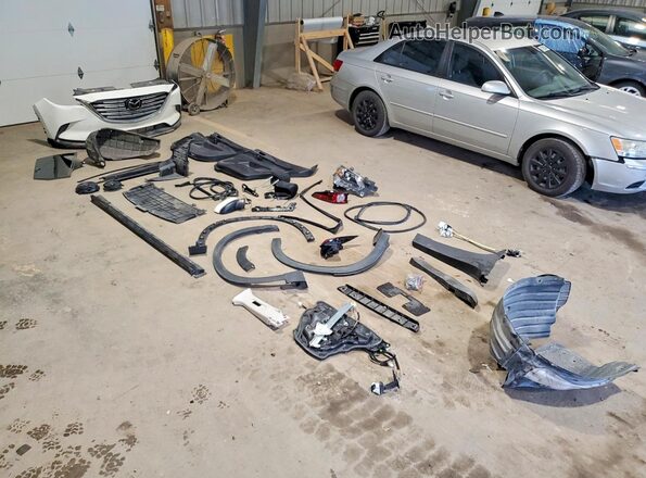 JM3TCBBY9M0503977 2021 MAZDA CX-9 White VIN կոդի պիտակի տեսք