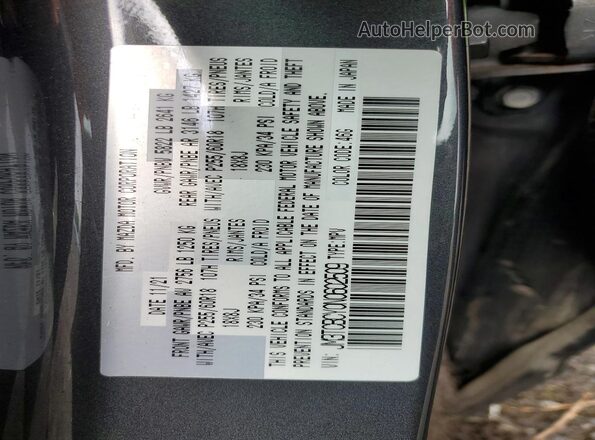 JM3TCBCY0N0602509 2022 MAZDA CX-9 Charcoal VIN կոդի պիտակի տեսք