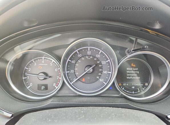 JM3TCBCY1J0209502 2018 MAZDA CX-9 Gray Vista del cuadro de instrumentos