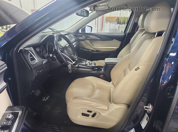 JM3TCBCY1J0233444 2018 MAZDA CX-9 Blue წინა სალონის ხედი