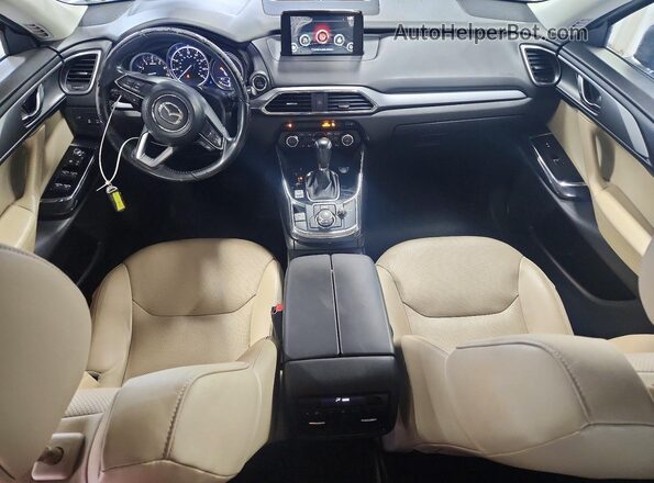 JM3TCBCY1J0233444 2018 MAZDA CX-9 Blue წინა პანელის ხედი