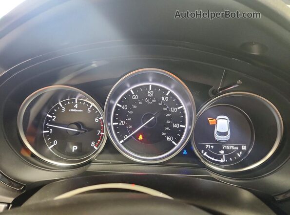 JM3TCBCY1J0233444 2018 MAZDA CX-9 Blue ხელსაწყოთა პანელის ხედი