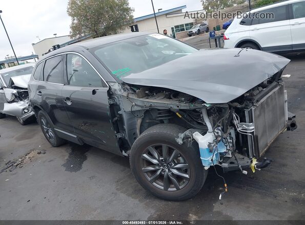 JM3TCBCY1L0410240 2020 MAZDA CX-9 Gray Widok wnętrza 360 stopni