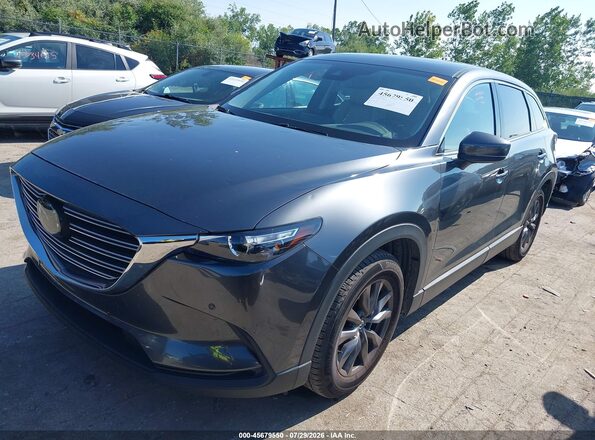 JM3TCBCY1N0607346 2022 MAZDA CX-9 Gray Առջևի ձախ երեք քառորդ տեսարան