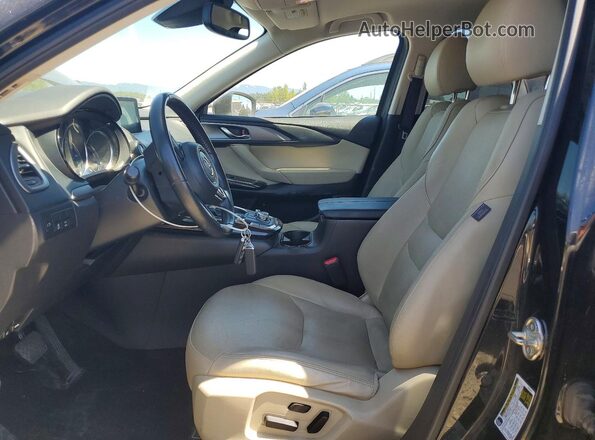 JM3TCBCY3J0214894 2018 MAZDA CX-9 Черный Вид салона спереди