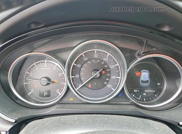 JM3TCBCY3J0231517 2018 MAZDA CX-9 Gray Instrument cluster view