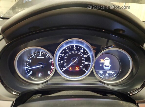JM3TCBCY3L0420915 2020 MAZDA CX-9 Gray Widok zestawu wskaźników
