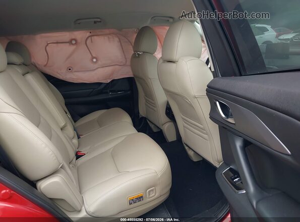 JM3TCBCY4L0419899 2020 MAZDA CX-9 Red VIN կոդի պիտակի տեսք