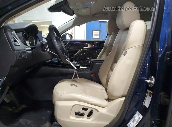 JM3TCBCY4N0606630 2022 MAZDA CX-9 Blue Vista interior delantera