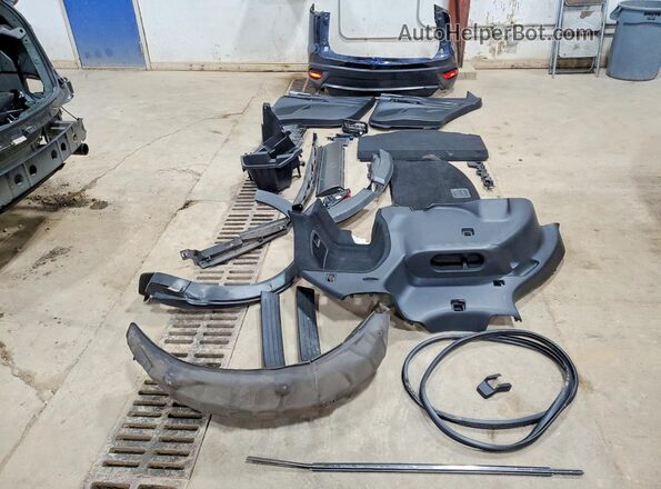 JM3TCBCY4N0606630 2022 MAZDA CX-9 Blue Vista de la etiqueta del VIN