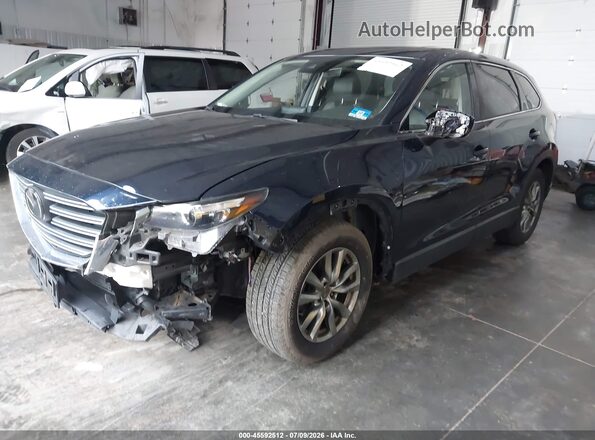 JM3TCBCY5K0304145 2019 MAZDA CX-9 Синий Передняя левая четверть