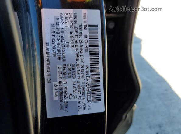 JM3TCBCY5N0601453 2022 MAZDA CX-9 Black VIN sticker view