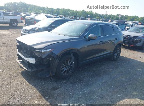 JM3TCBCY6N0607052 2022 MAZDA CX-9 Gray წინა მარცხენა ხედი სამი მეოთხედიდან
