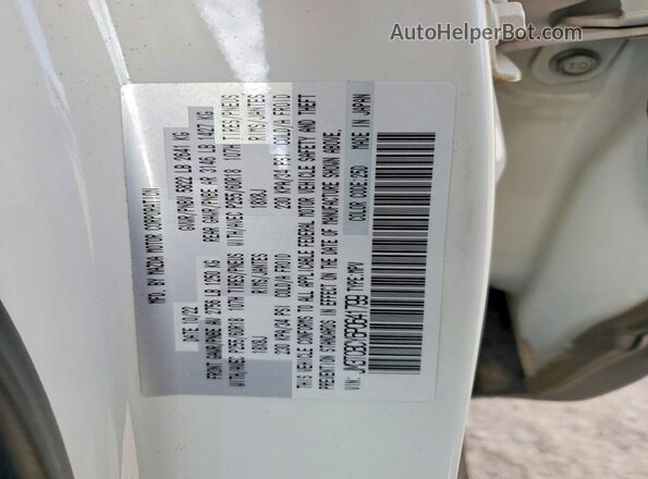 JM3TCBCY6P0641799 2023 MAZDA CX-9 White VIN կոդի պիտակի տեսք