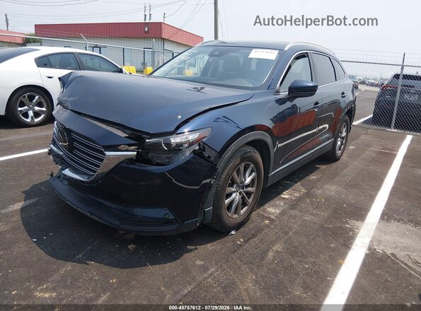 JM3TCBCY7K0302073 2019 MAZDA CX-9 Black Առջևի ձախ երեք քառորդ տեսարան